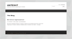 Desktop Screenshot of antesht.pt